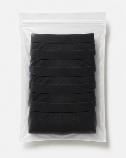 5 Pieces Black Boxer