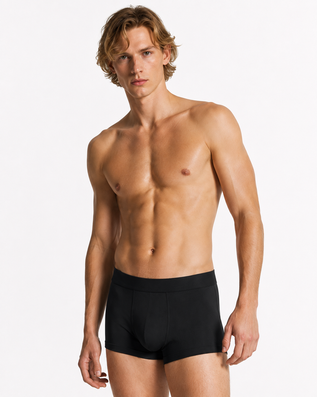 5 Pieces Black Boxer